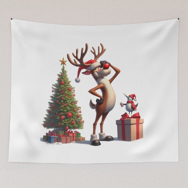 Item preview, Reindeer Gift Giveaway Shirt designed and sold by CeammiShop.