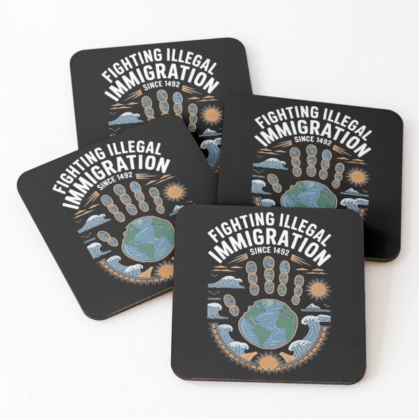 Item preview, Fighting Illegal Immigration Since 1492 – Indigenous Perspective Design designed and sold by love3617.
