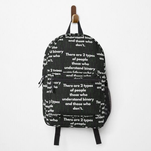Item preview, Design with sarcastic quote from programmers: There are 2 types of people, those who understand binary and those who don't." designed and sold by StyleFused.