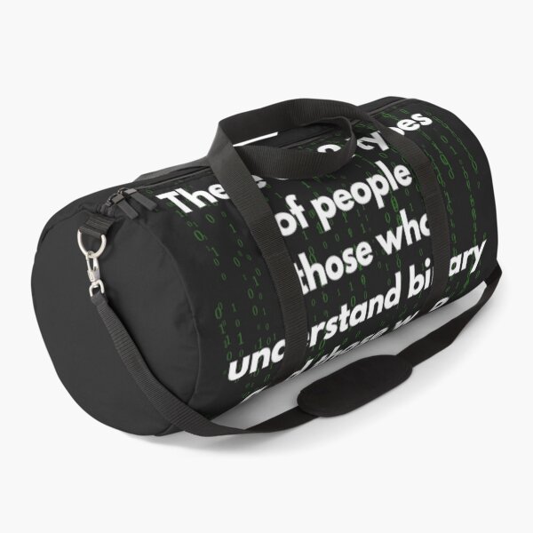 Item preview, Design with sarcastic quote from programmers: There are 2 types of people, those who understand binary and those who don't." designed and sold by StyleFused.