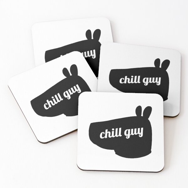 Item preview, Chill Guy Meme Dog Head in Black&White ver1 designed and sold by Denis Epanov.