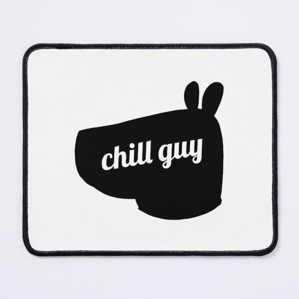 Item preview, Chill Guy Meme Dog Head in Black&White ver1 designed and sold by Denis Epanov.