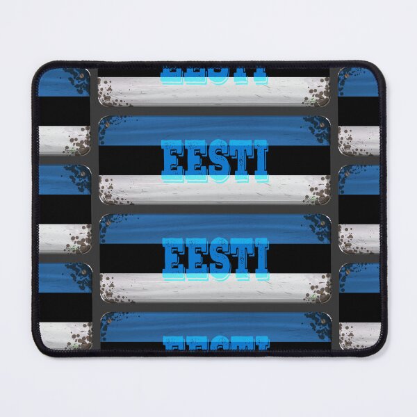 Item preview, ESTONIA Flag Eesti Flag Sticker T-Shirt 01 designed and sold by OuterShellUK.