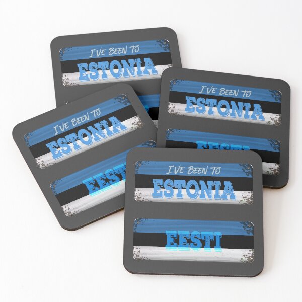 Item preview, ESTONIA Flag Eesti Flag Sticker T-Shirt 01 designed and sold by OuterShellUK.
