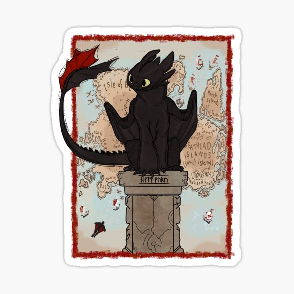 Toothless (Night Fury) Sticker