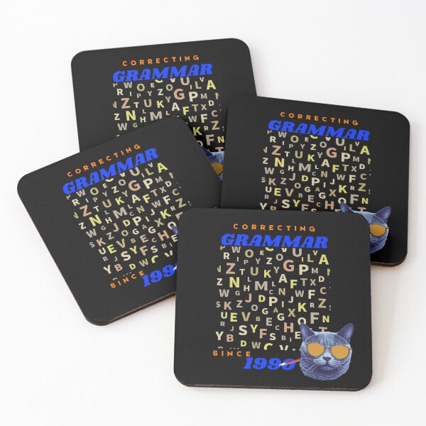 Item preview, Funny Cat Lover Teacher - Correcting Grammar Since 1990 designed and sold by Cat Stories.