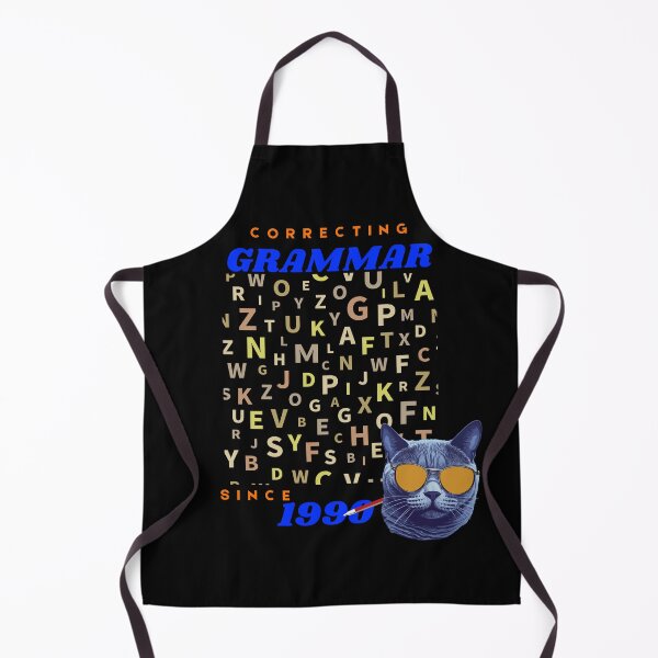 Item preview, Funny Cat Lover Teacher - Correcting Grammar Since 1990 designed and sold by Cat Stories.