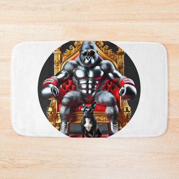 Item preview, Gorilla boxer with bulldog armchair, baroque designed and sold by Dan9010.
