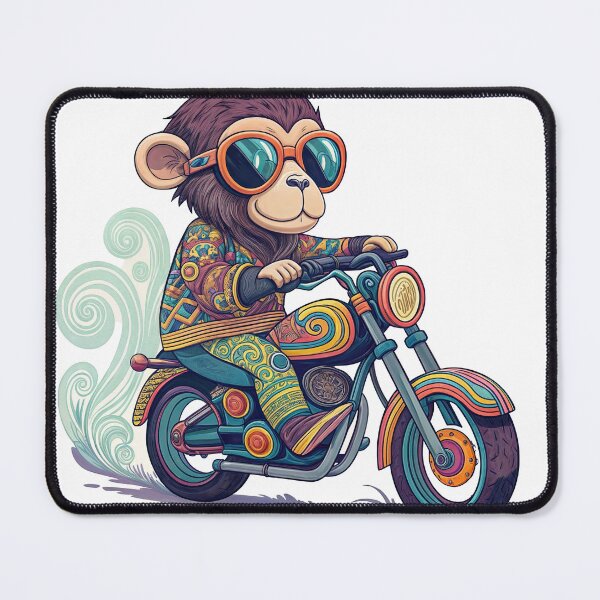 Item preview, T-Shirt Design Trending: CHIMP ON SCOOTER designed and sold by ForeverPrintsOK.