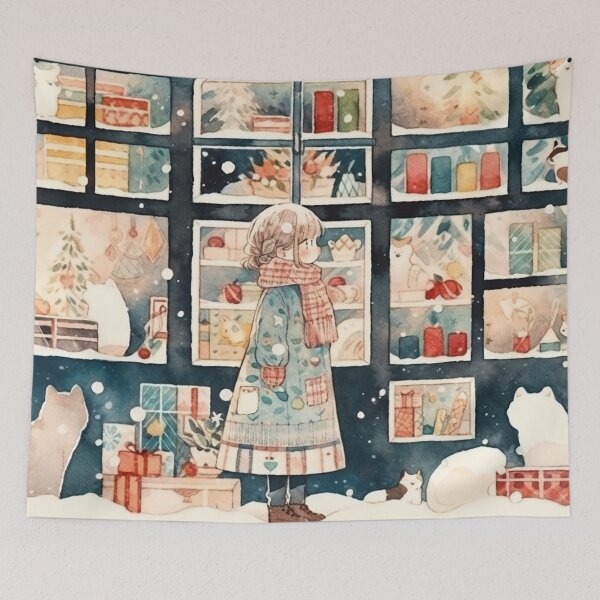 Item preview, Cozy Winter Window Tale designed and sold by C-R-I.