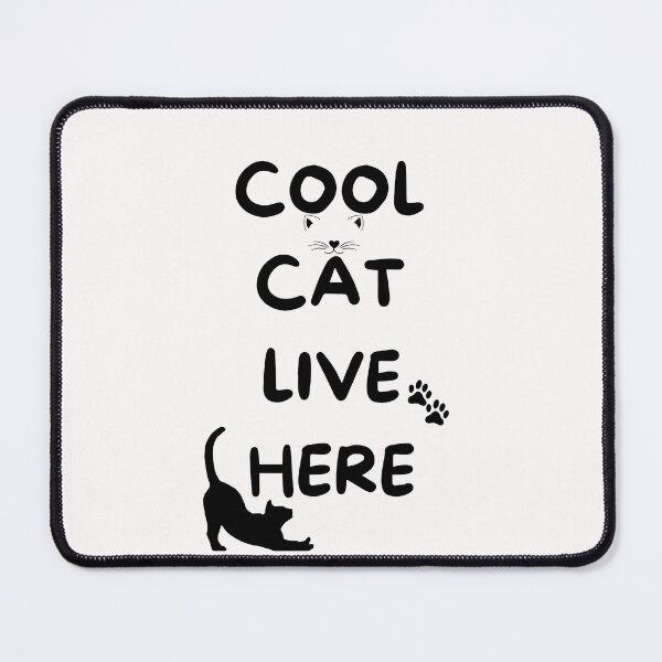 Item preview, cool cat live here for cats lovers  designed and sold by D-ragonZ.