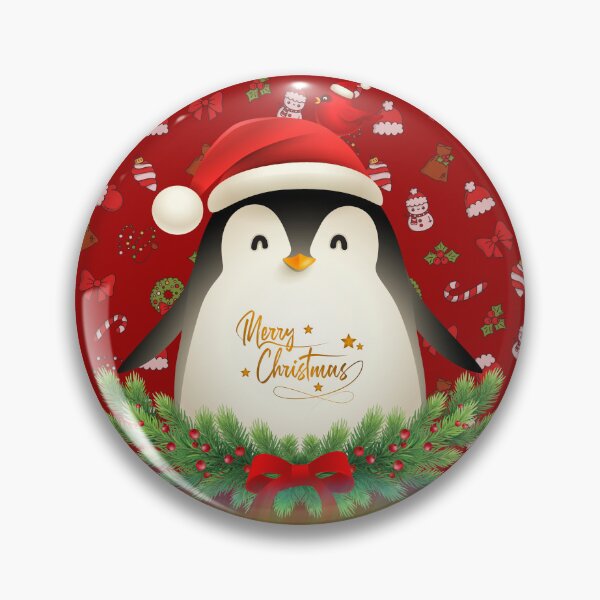 Aperçu de l'œuvre Pingouin doux façon Noël créée et vendue par SheGoingUP.