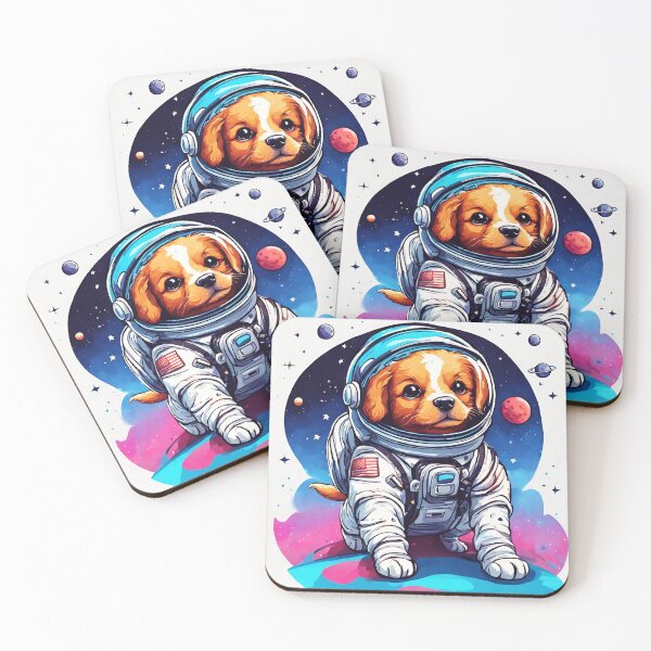 Item preview, Puppy Astronaut Explores the Cosmos 3 designed and sold by Tom-Johnson.