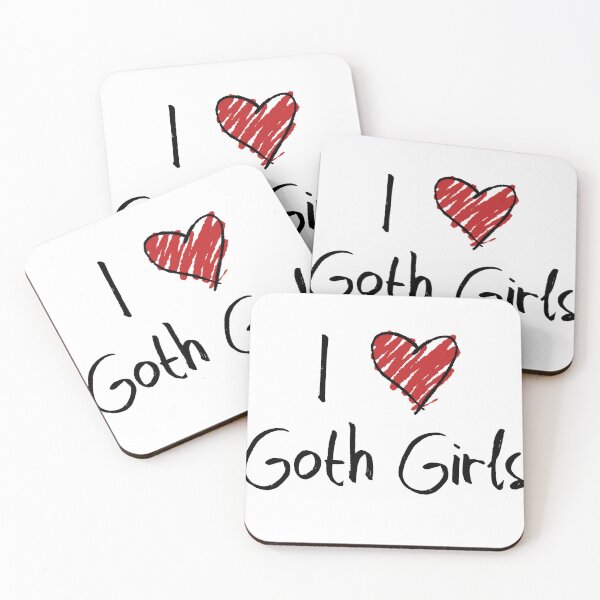 Item preview, I Heart Goth Girls designed and sold by zombiemama.