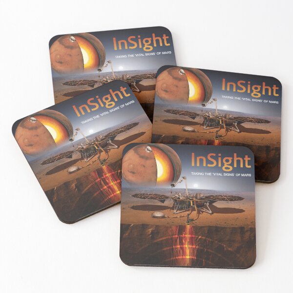 Item preview, STK205517S-InSight robotic lander poster. designed and sold by StocktrekImages.