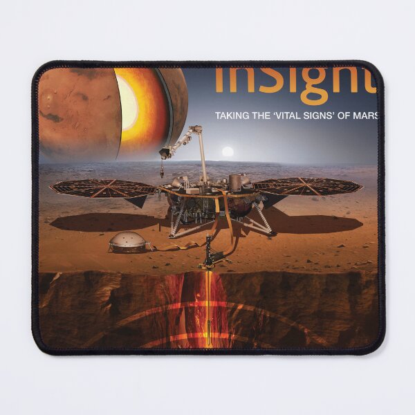 Item preview, STK205517S-InSight robotic lander poster. designed and sold by StocktrekImages.