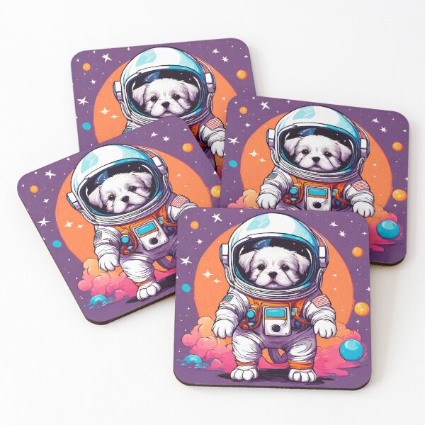 Item preview, Puppy Astronaut Explores the Cosmos 4 designed and sold by Tom-Johnson.