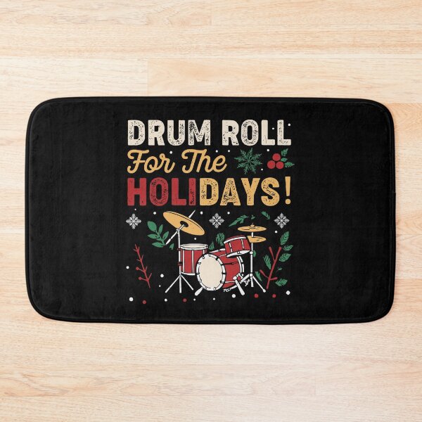 Item preview, Drum Roll For The Holidays - Christmas Drummer designed and sold by tmerchtrends.