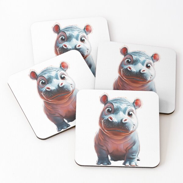Item preview, Charming Pygmy Hippo designed and sold by NomadicDreamer.