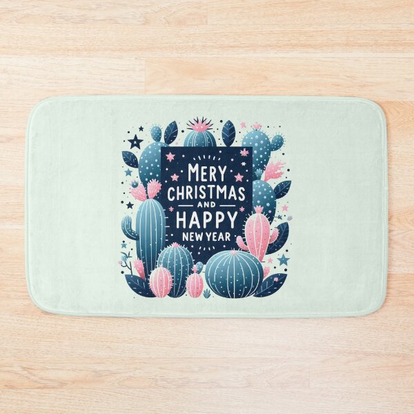 Item preview, Cactus Pink GreenTree Merry Christmas and Happy New Year designed and sold by Nanthanon.