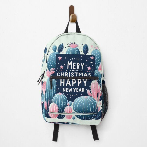 Item preview, Cactus Pink GreenTree Merry Christmas and Happy New Year designed and sold by Nanthanon.