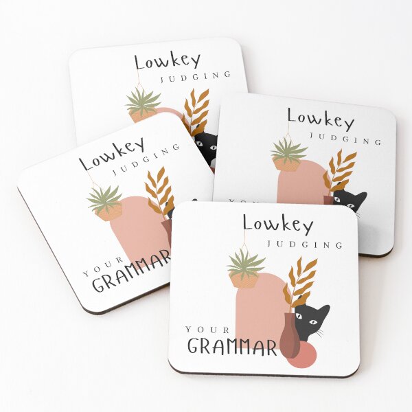 Item preview, Funny Cat Lover Teacher - Lowkey Judging Your Grammar Boho designed and sold by Cat Stories.