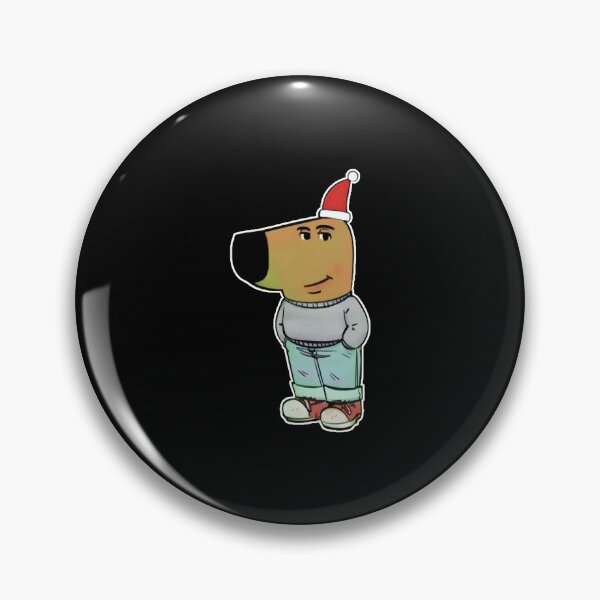 Item preview, Christmas Chill Guy Meme Dog with Santa Hat Cool Chilled designed and sold by w1ckerman.