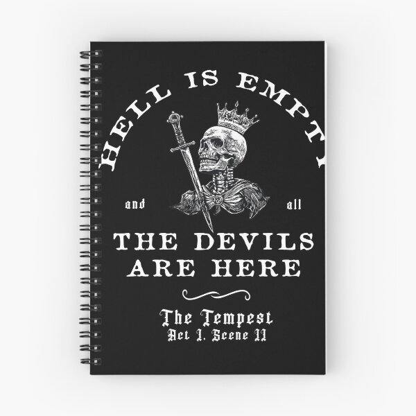 Item preview, Hell Is Empty & All The Devils Are Here designed and sold by Hiraeth Atelier.