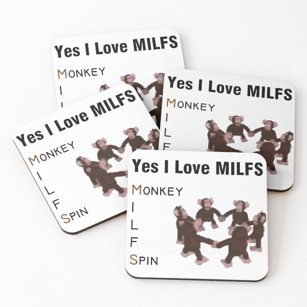 Item preview, Yes I Love MILFS - MONKEY SPIN designed and sold by Bu-Blessed.