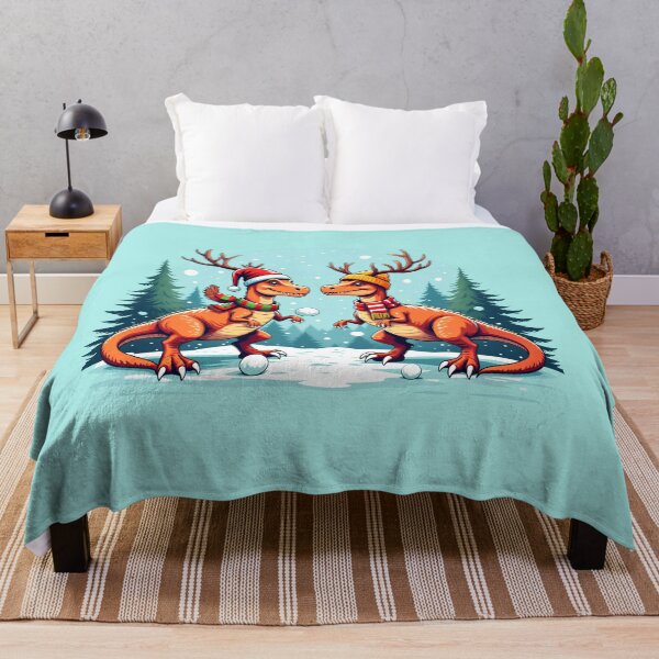 Item preview, Winter Dinosaurs with Scarves and Antlers designed and sold by Itsheartshop.