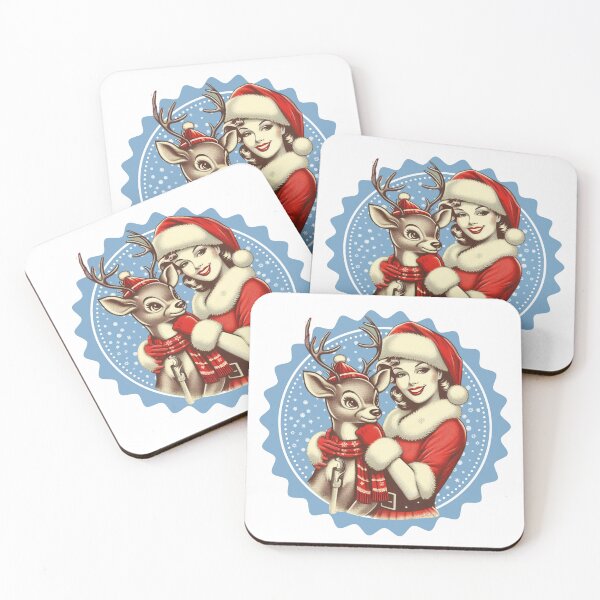 Item preview, Camiseta navideña vintage: diseño navideño retro de pin-up de Papá Noel designed and sold by MiszungART.
