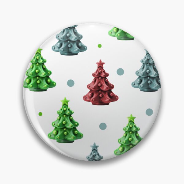 Item preview, Pattern christmas trees green, red and blue designed and sold by Topmel.