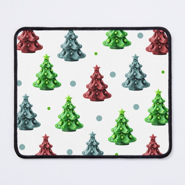 Item preview, Pattern christmas trees green, red and blue designed and sold by Topmel.