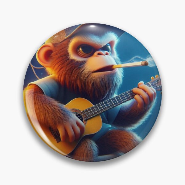 Item preview, Funny Monkey Playing Acoustic Guitar designed and sold by choder61.