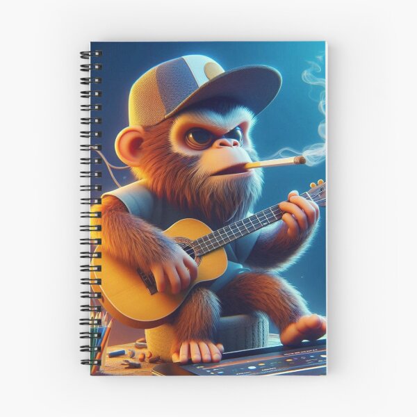 Item preview, Funny Monkey Playing Acoustic Guitar designed and sold by choder61.