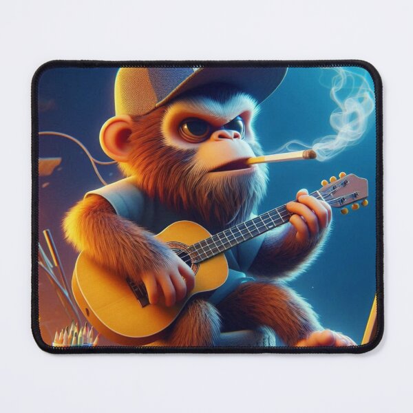 Item preview, Funny Monkey Playing Acoustic Guitar designed and sold by choder61.