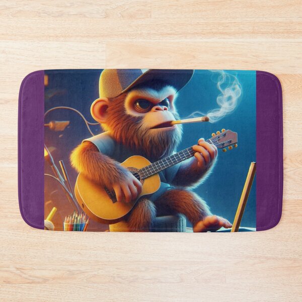 Item preview, Funny Monkey Playing Acoustic Guitar designed and sold by choder61.