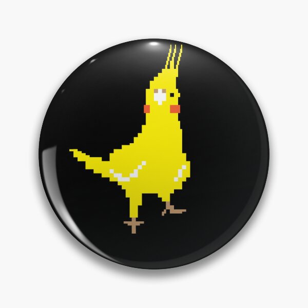 Item preview, Too cute to handle Pixel Art Yellow Bird with Adorable Charm and Whimsical Details designed and sold by nuutree.
