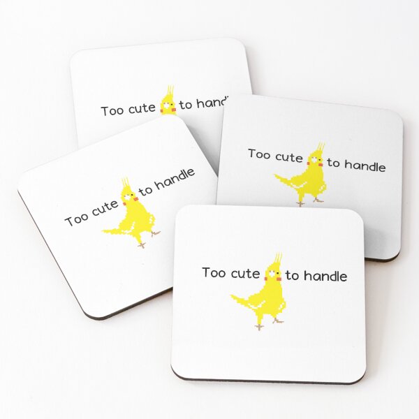 Item preview, Too cute to handle Pixel Art Yellow Bird with Adorable Charm and Whimsical Details designed and sold by nuutree.