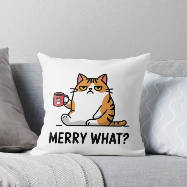 Item preview, Merry what?, Cattitude for Christmas  designed and sold by Coollzone.