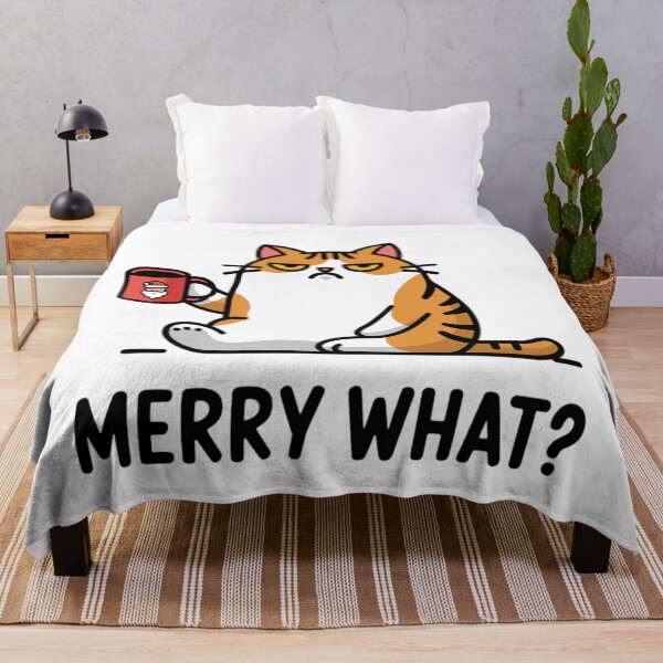 Item preview, Merry what?, Cattitude for Christmas  designed and sold by Coollzone.