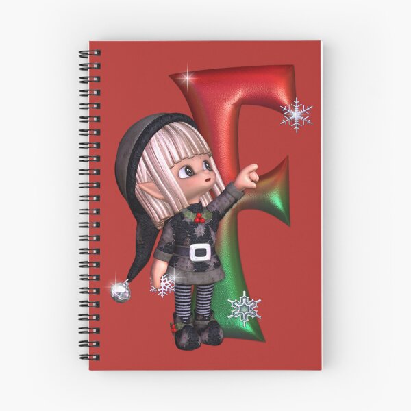 Item preview, Christmas Elf with F designed and sold by Marialen.