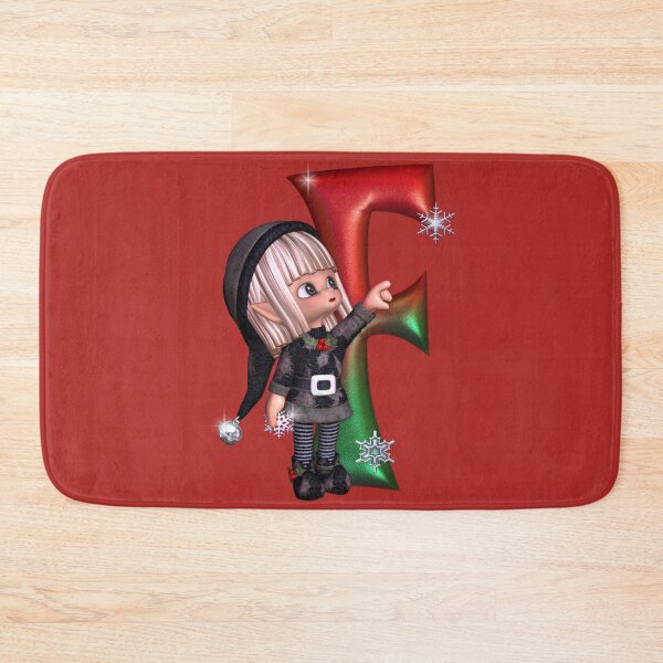 Item preview, Christmas Elf with F designed and sold by Marialen.