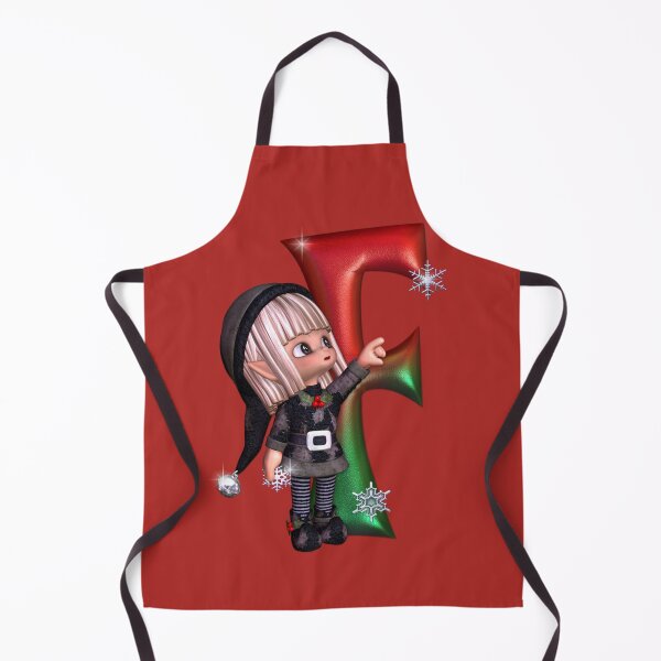 Item preview, Christmas Elf with F designed and sold by Marialen.
