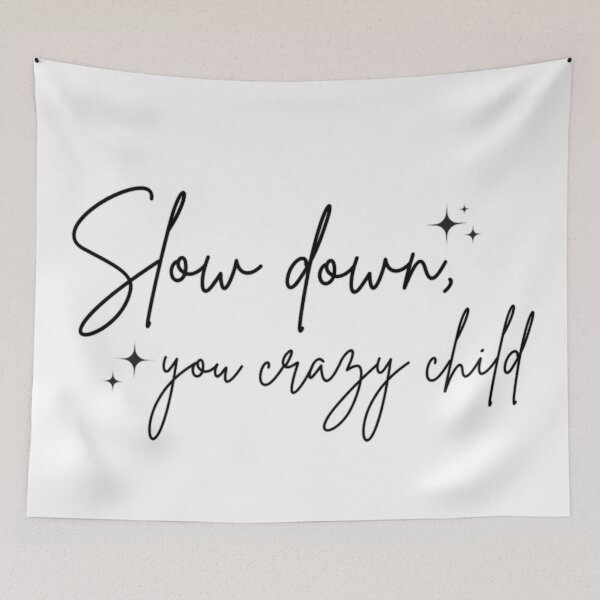 Item preview, Slow down, you crazy child Vienna Lyrics designed and sold by Simi2020.
