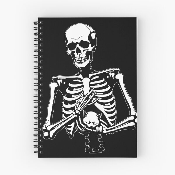 Item preview, Skeleton holding cat designed and sold by Brexmore3.