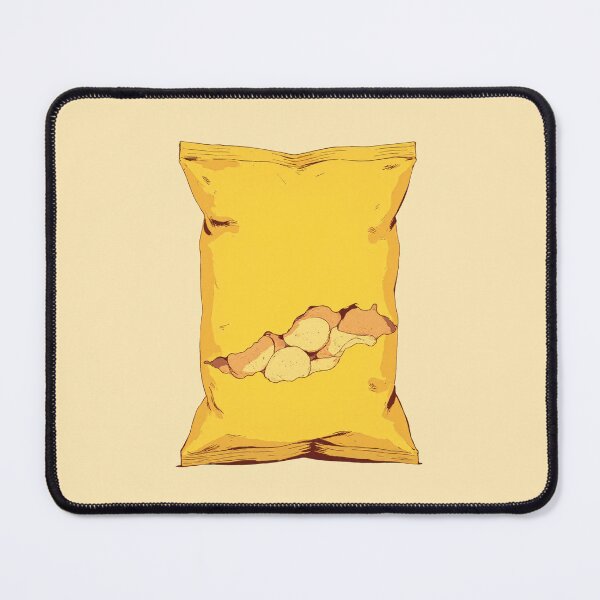 Item preview, Golden Crunch A Classic Potato Chip Bag Illustrated designed and sold by MadeByHaresShop.
