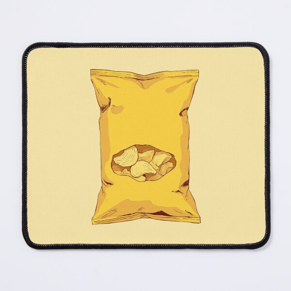 Item preview, Golden Crunch A Classic Potato Chip Bag Illustrated designed and sold by MadeByHaresShop.