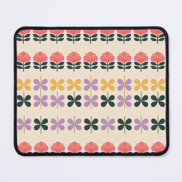 Item preview, Retro Flower Tile Art designed and sold by Furbulous Faces.
