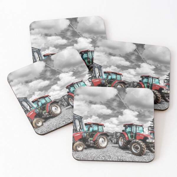 Item preview, Three Red Tractors designed and sold by Paul Thompson Photography.